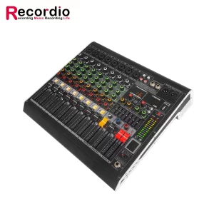 GAX-MC8 8 Channel Bluetooth Mixer 24 Bit DSP Digital Effect Sound Mixing Console Equipment USB 48V DJ Mixing Studio Equipment