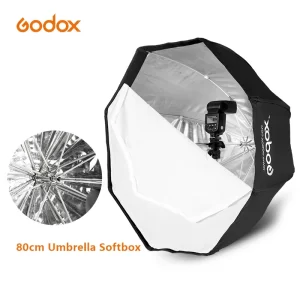 Godox Photo Studio 80cm 31.5” Portable Octagon Flash Speedlight Speedlite Umbrella Softbox Brolly Reflector (Softbox Only)