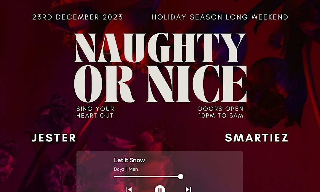 THAT SLOW JAM PARTY – NAUGHTY OR NICE – DECEMBER 23, 2023